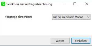 Abrechnungsselektion