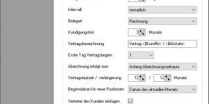 Mandanteneinstellungen